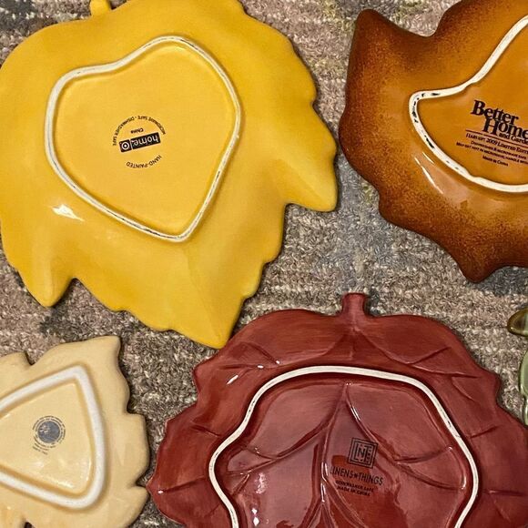 Simple Ceramic Set of Leaf Decor - Picture 10 of 11